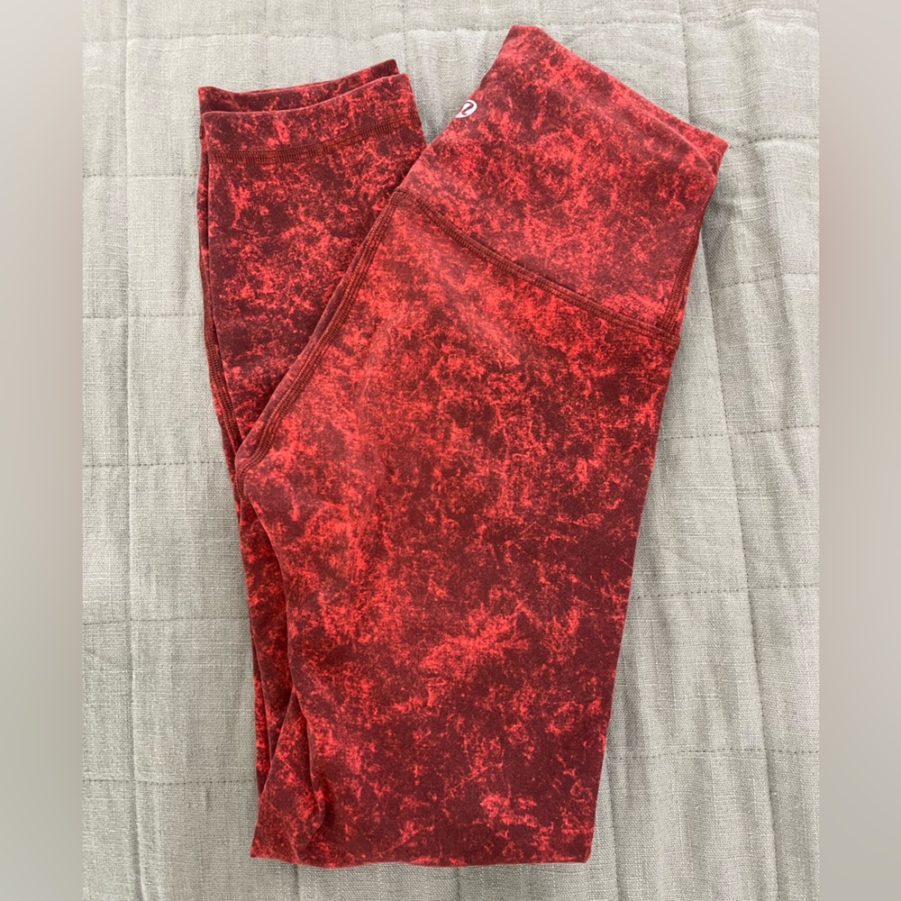 lululemon athletica Red Leggings